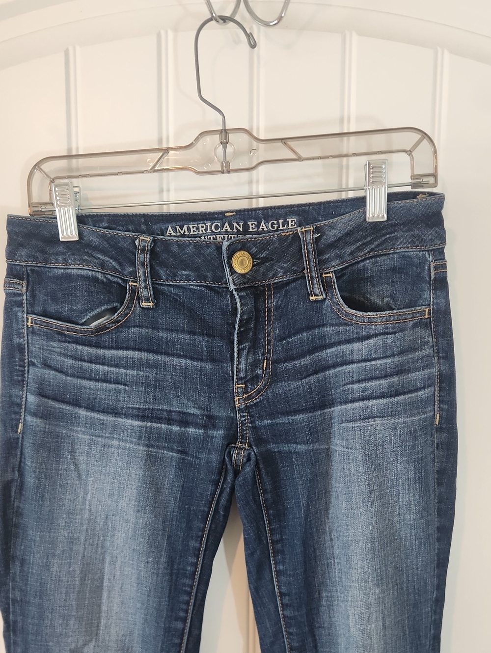 American Eagle Super Stretch Jegging Jeans Size 2 Long - Picture 2 of 6